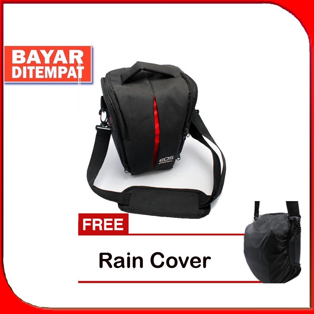 KODE J24E Tas Kamera Dslr Mirrorless Canon Eos 11D 12D 13D 6D 6D 55D 5D 7D