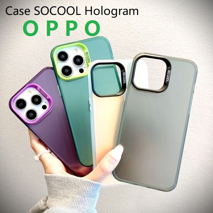ORI " SOCOOL " Case Hologram PLATING COLOUR OPPO Reno11 11F 11Pro Reno10 10Pro + Reno8 8T Reno8T Ren