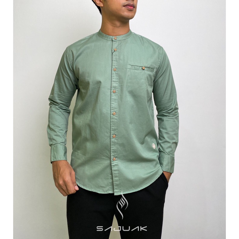 KEMKO LENGAN PANJANG SANGHAI SAJUAK KATUN TWILL TERLARIS/SAJUAK BEST SELLER/KEMKO TERBAIK