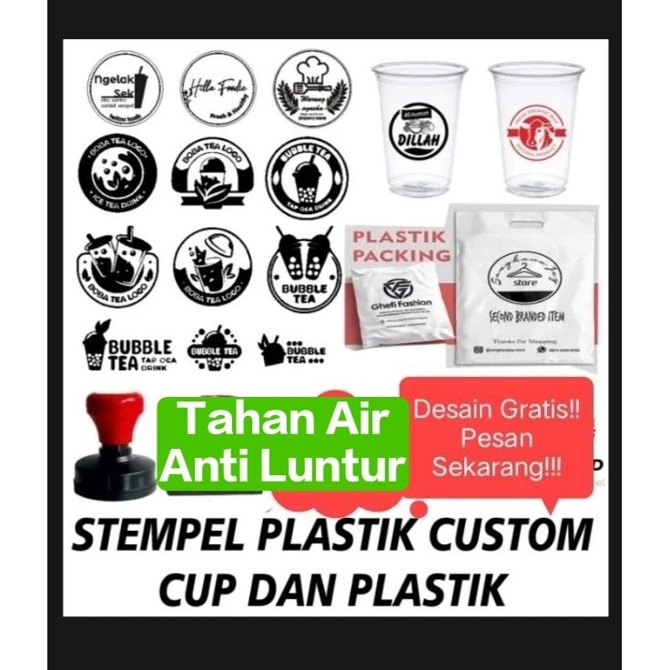 

Terbatas Stempel Plastik customstempel sterofomstempel cupstempel permanen berkualitas L61