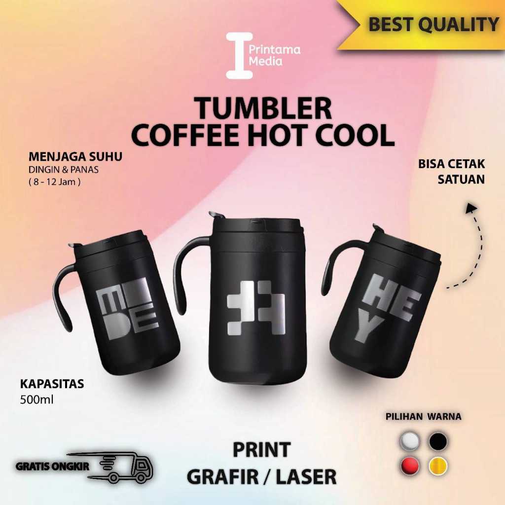 Custom Tumbler Mug Hot Cool Stainless Steel Grafir