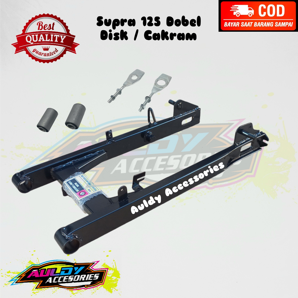 Swing Arm Arem Honda Supra X 125 Cakram Belakang Dobel Disc Hitam