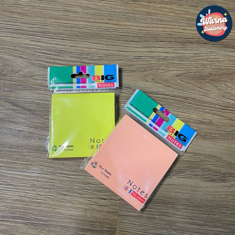 

STICKY NOTES BIG 76MM X 76MM 5 WARNA (SN-7676T)