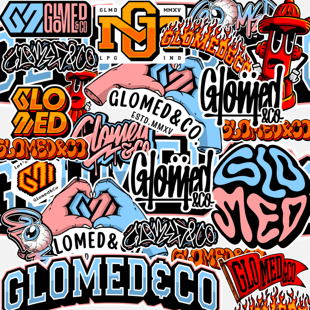 

Sticker Aesthetic Tahan Air Waterproof Vinyl Glossy Glomed Stiker