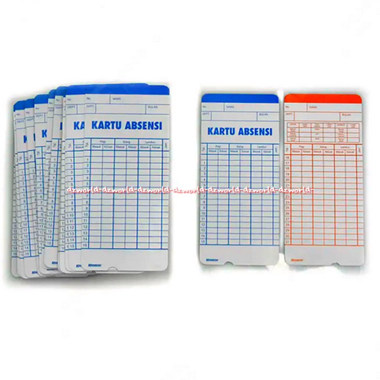 

KODE O53T Krisbow Kertas Kartu Absensi 1pcs Absen Card White Kartu Kehadiran Karyawan Empoyee