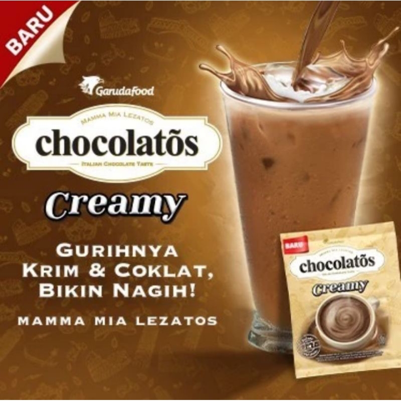 

Chocolatos Drink Creamy 1 Renceng