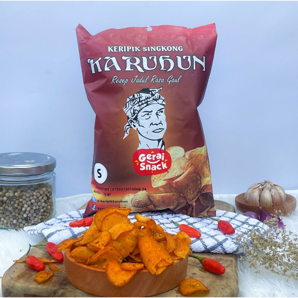 

Keripik Karuhun Cabe Merah Oleh2 Khas Bandung 130g