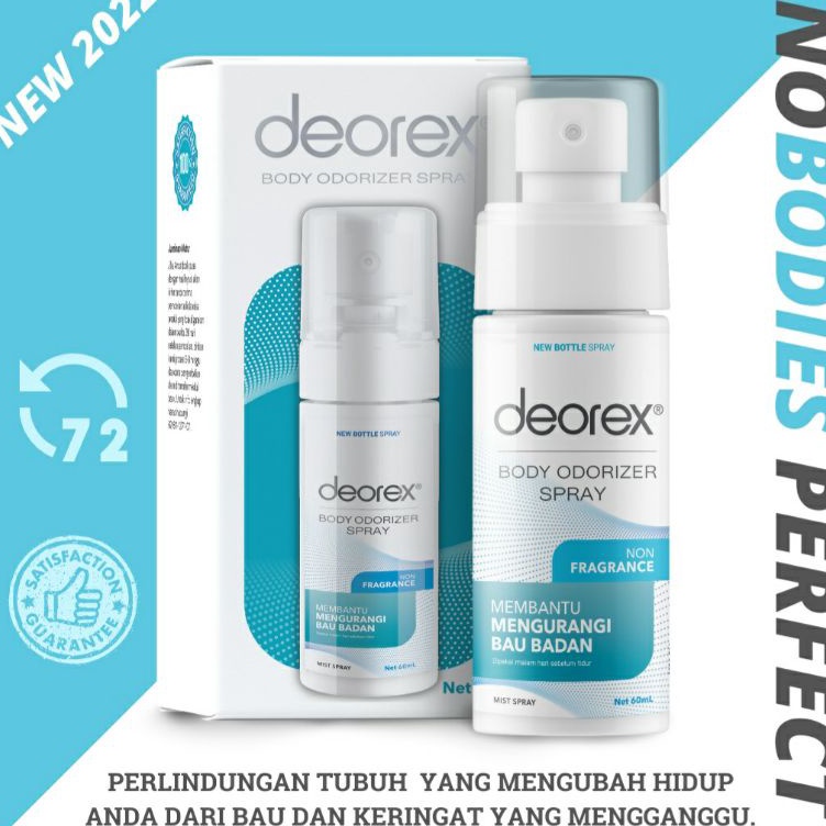 BAYAR DI TEMPAT NEW DEOREX OBAT SEMPROT PENGHILANG BAU BADAN KAKI KETIAK DEOREX ORIGINAL ASLI DEODOR