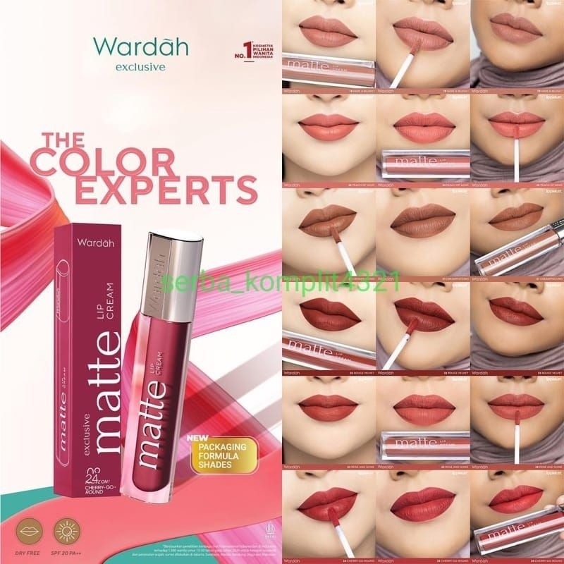 Wardah lipmatte lipstik Matte Waterproof