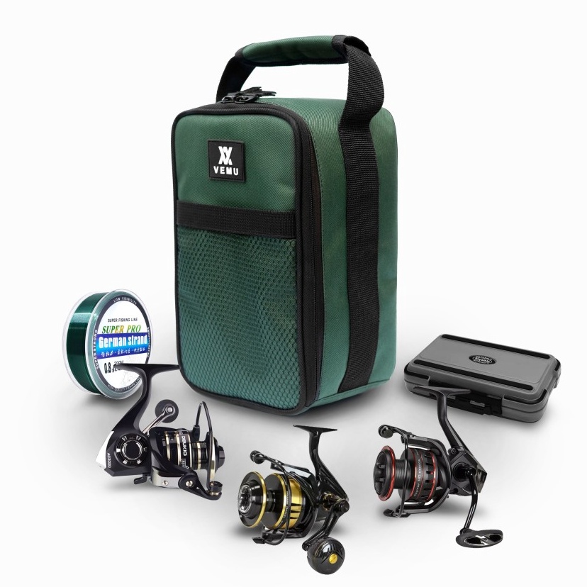 Jual Tas Reel pancing  Tas Aksesoris Pancing  Reel fish bag VEMU
