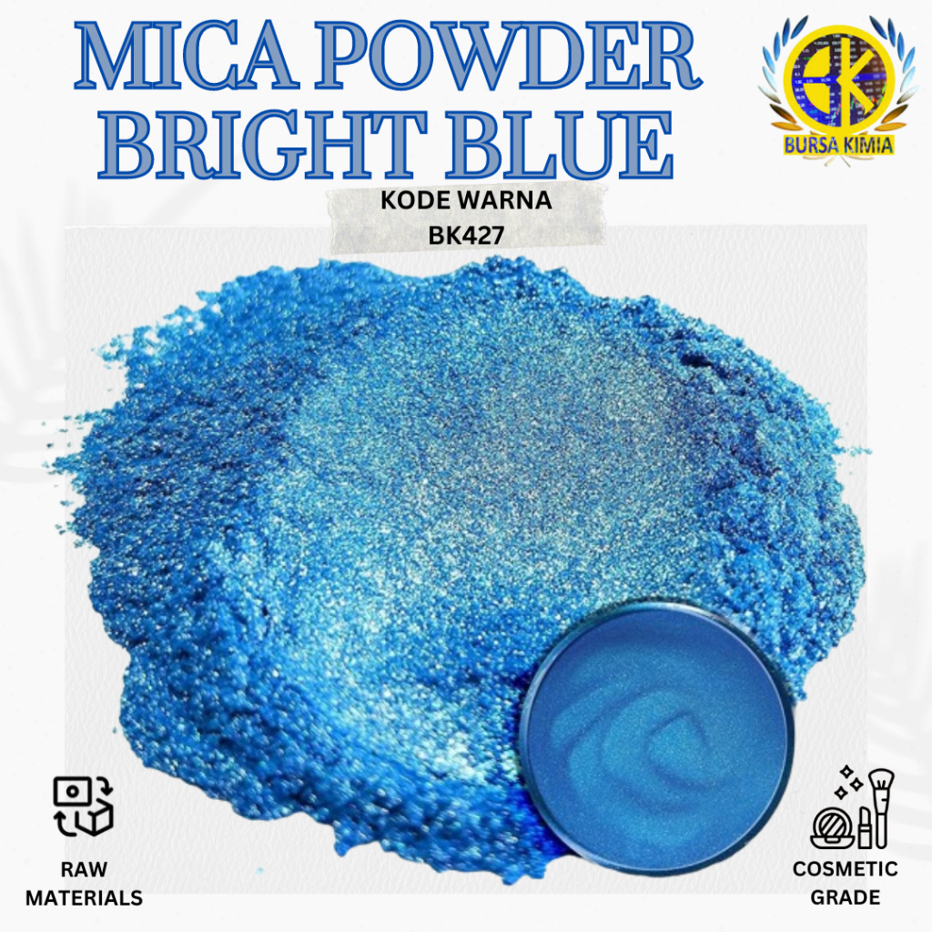 

Mica Powder Bright Blue 1KG warna biru cerah