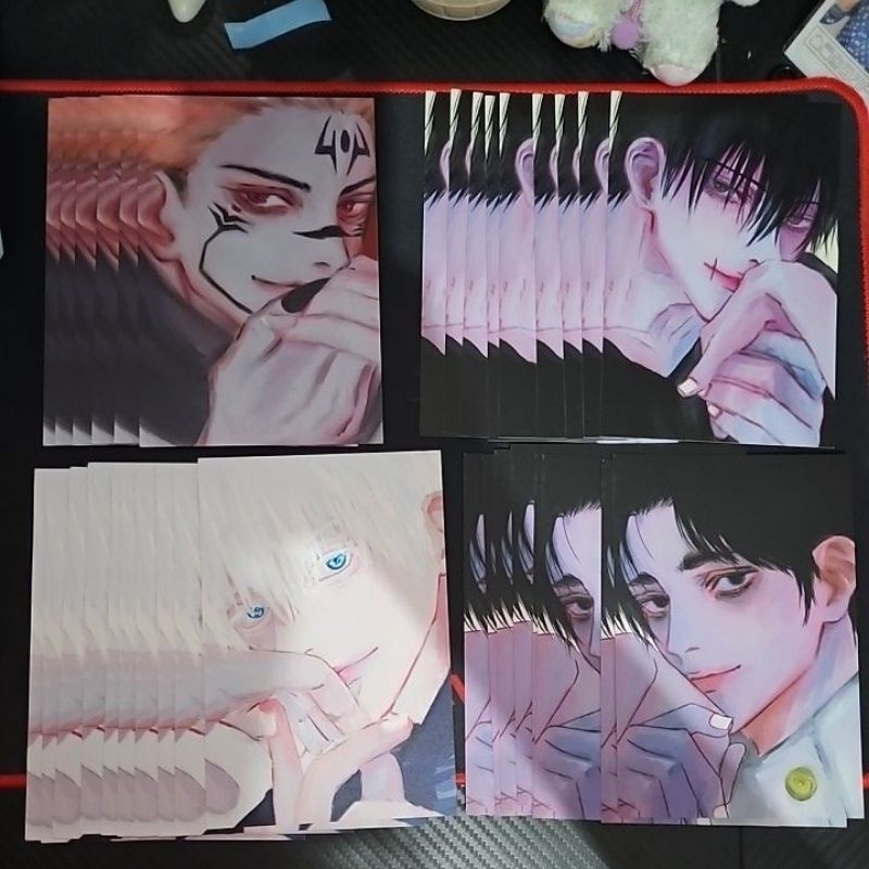 jujutsu kaisen sukuna toji yuuta okkotsu yuta gojo satoru artprint / posca by @n6Zf2PzQ2UqrEQB
