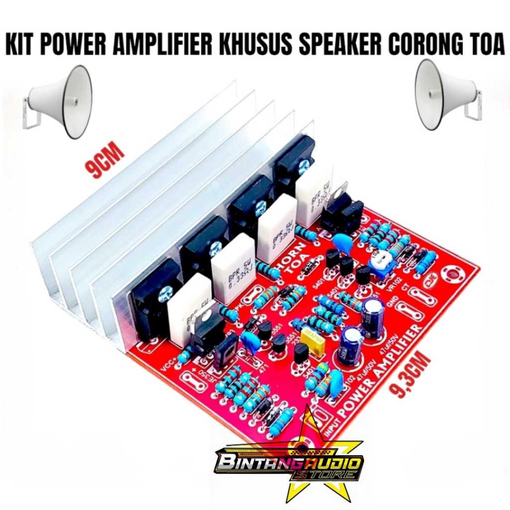 Kit Driver Khusus Power TOA Lengkap Final + Heatsink Kualitas Terbaik