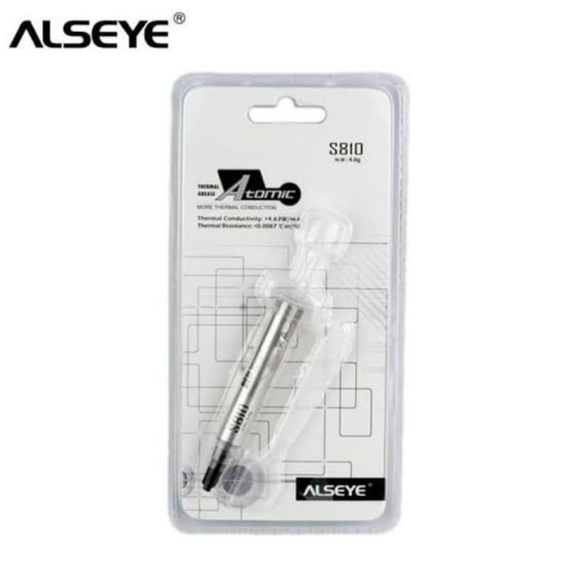 ALSEYE S810 ATOMIC THERMAL GREASE THERMAL PASTA CPU VGA CHIPSET PENDINGIN