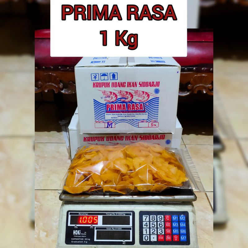 

Kerupuk Prima Rasa Udang Ikan Mede 1 Kg