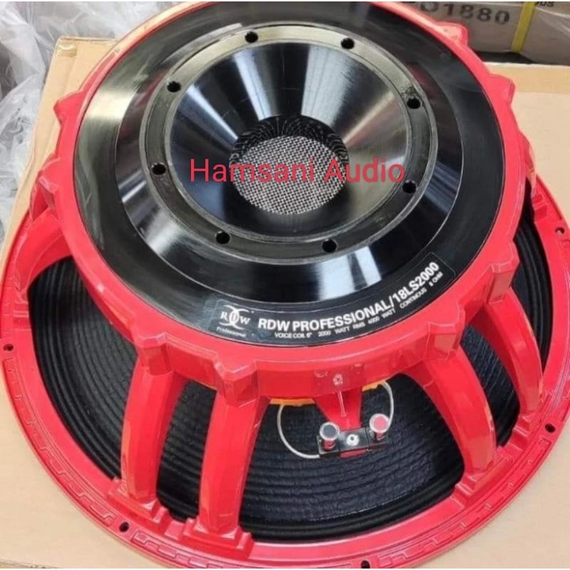 SPEAKER KOMPONEN RDW TYPE 18LS 2000 18 INCH RDW PROFESIONAL