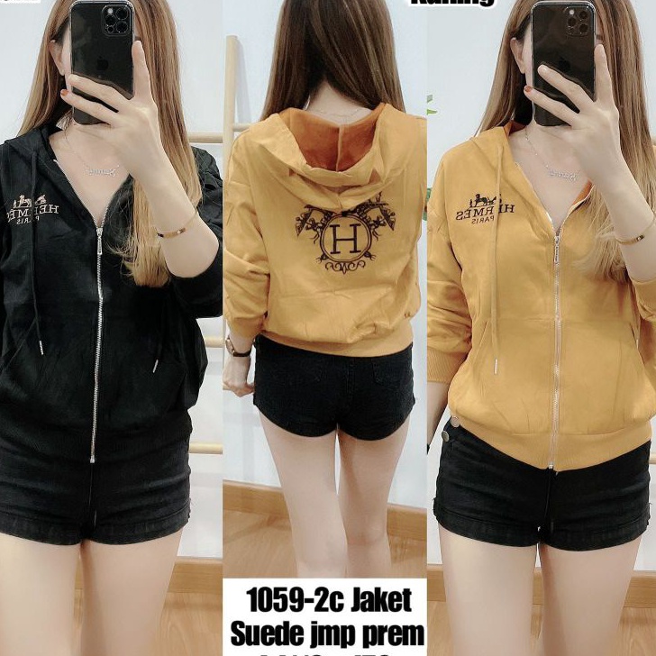 New Stock Jaket SUEDE halus tebel AMimo