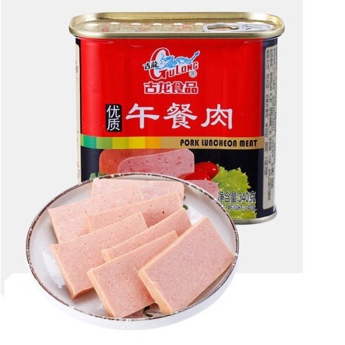 

Gulong Pork Luncheon Meat ( Merah) Berat 340Gr BPOM exp Januari 2027 PROMO