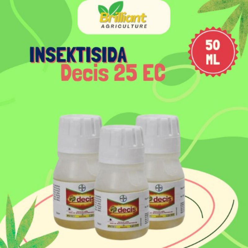 Insektisida DECIS - 50 Ml Obat pembasmi hama ulat kutu putih belalang