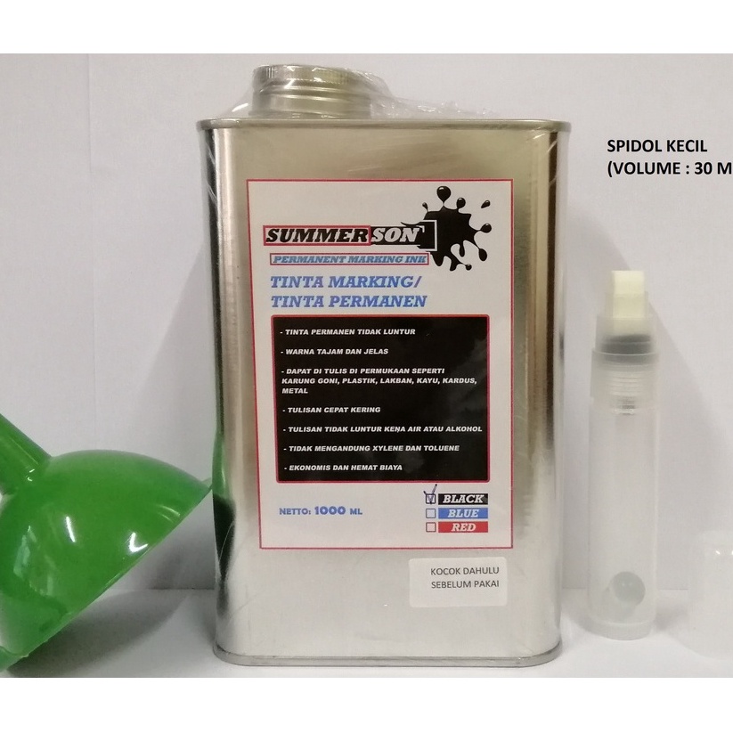 

Terupdate Tinta spidol permanen permanent refill marking ink Tinta Karung Summerson 1 liter SPIDOL KECIL
