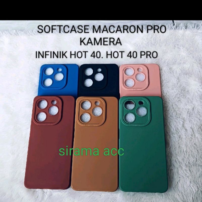 SOFTCASE PRO KAMERA INFINIK HOT 40. 40 PRO. SILIKON PELINDUNG HENDFONE.