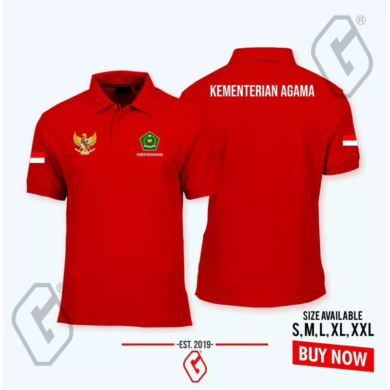 KAOS POLO KEMENTRIAN AGAMA - KAOS MURAH - KAOS POLO KEREN