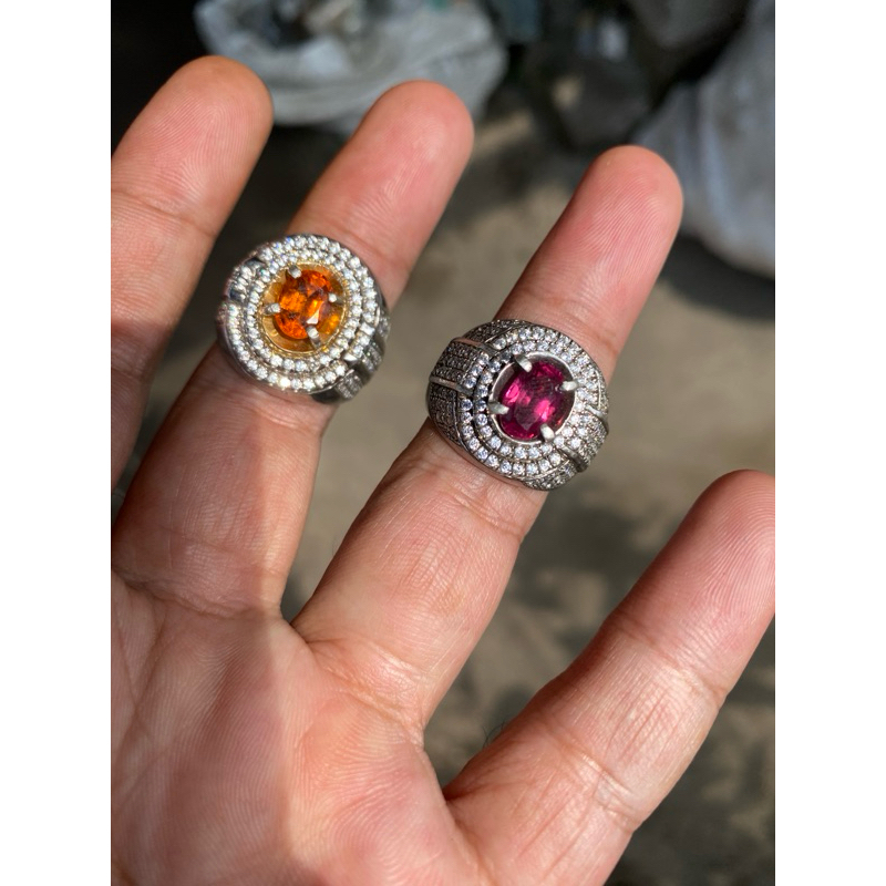 Natural Umbalite n Mandarin Garnet