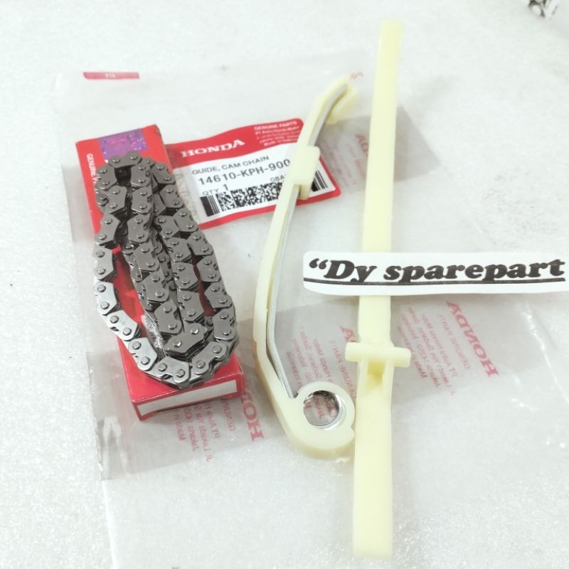 Karet tensioner + rantai keteng Kharisma Supra x 125 Lidah tensioner KPH