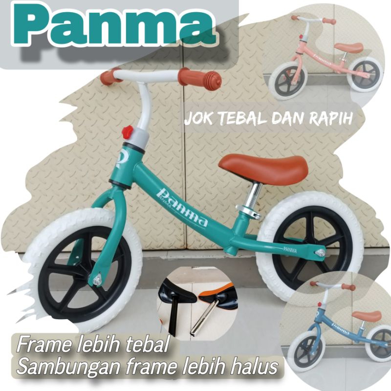 Sepeda Anak Keseimbangan Push Bike Balance Bike Roda Dua PANMA New AIDO Pushsport Bike Plus READY