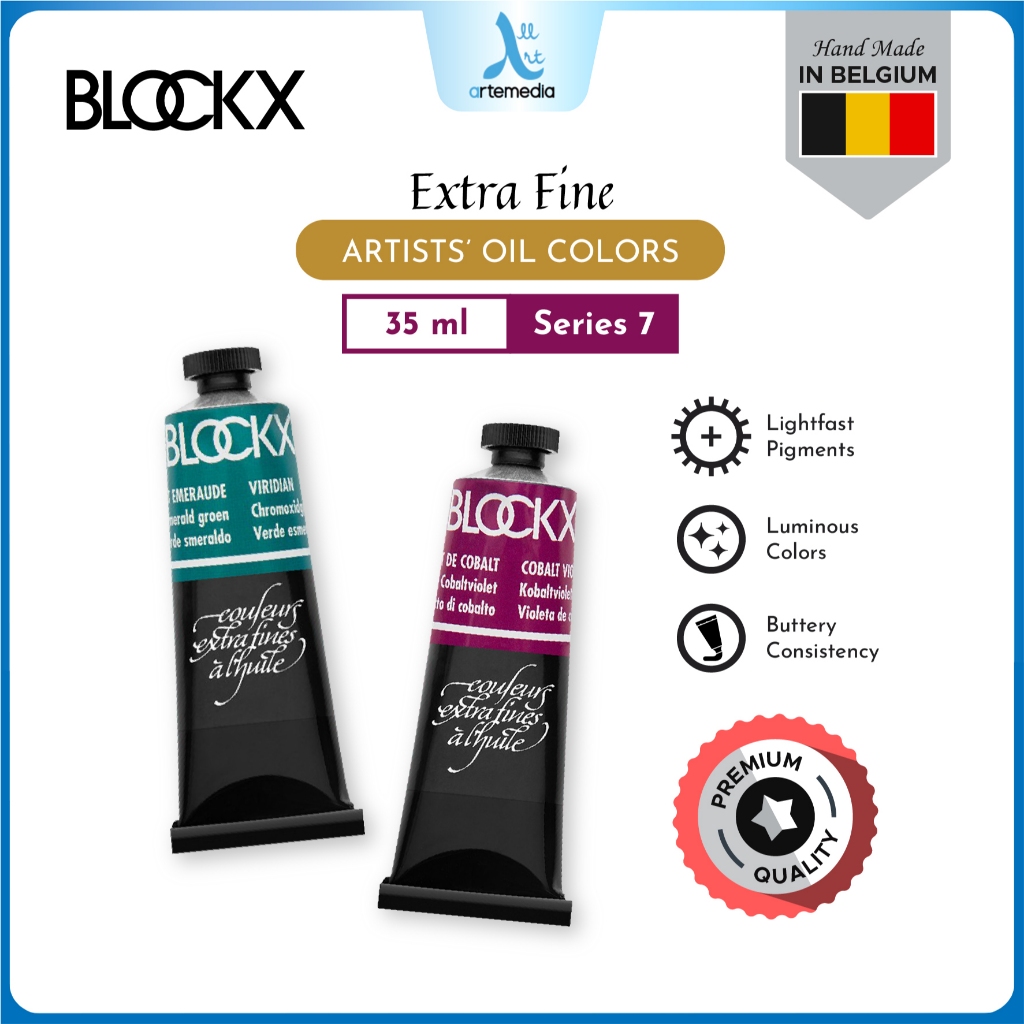

Blockx Extra Fine Oil Paint Color 35 ml Series 7 Cat Minyak