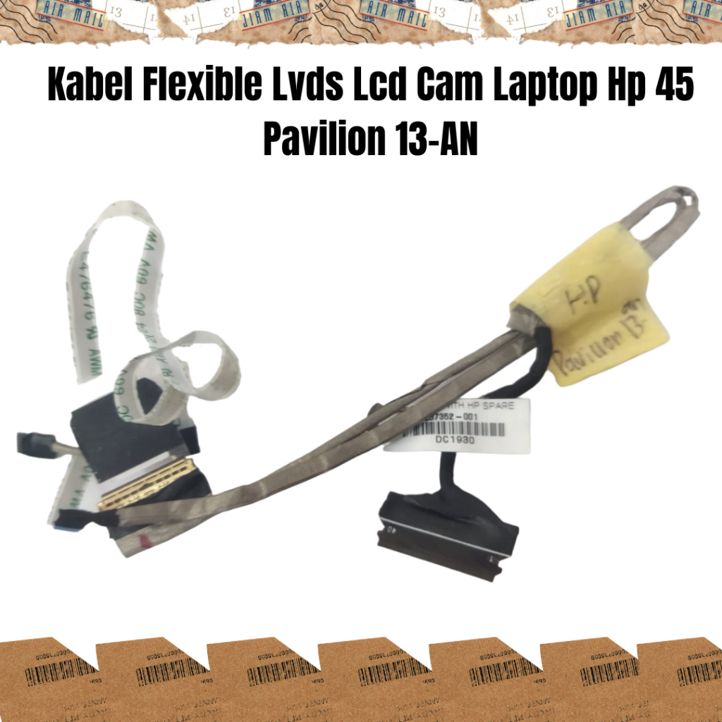 Kabel Flexible Lvds Lcd Cam Laptop Hp Pavilion 13-AN Seken Berkualitas