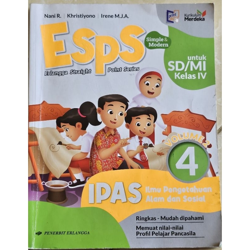 

ESPS IPAS vol.2 kelas 4 Erlangga