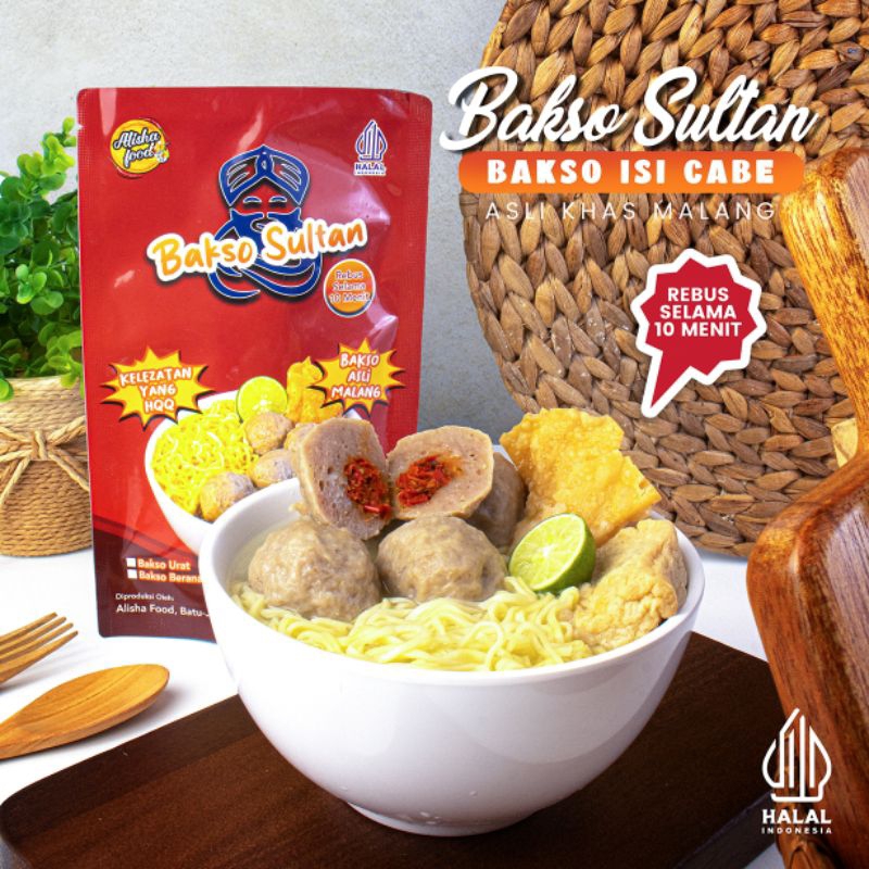 

(BAKSO SAPI) BAKSO SULTAN ISI CABE RAWIT PEDAS