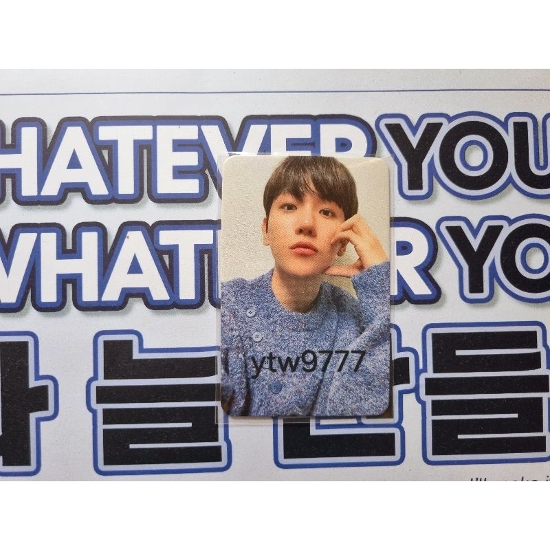 PC baekhyun lonsdaleite in jakarta heart cheeck photocard