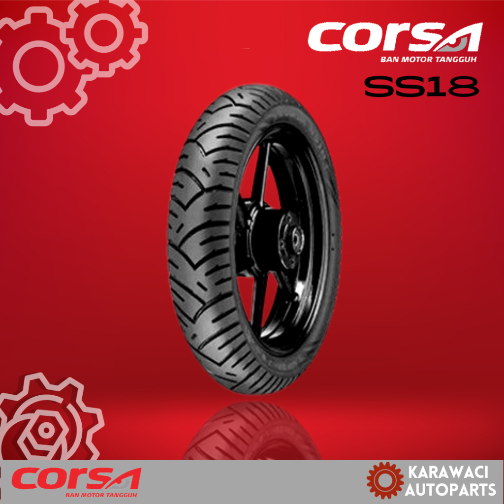 [CUCI GUDANG] Ban Motor Corsa SS18 60/80 Ring 17 Tubetype
