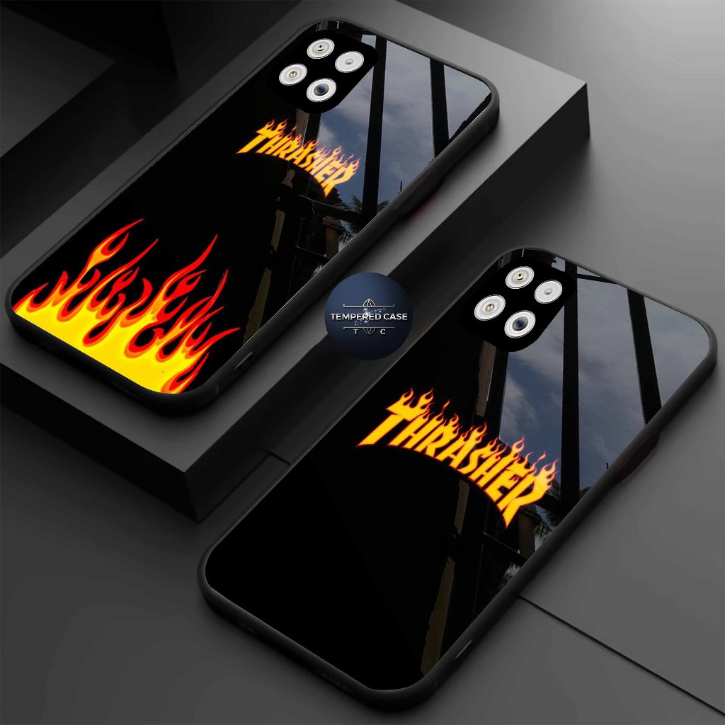 Softcase Glass Kilau Kaca SAMSUNG A22 5G  Case SAMSUNG A22 5G casing handphone SAMSUNG A22 5G