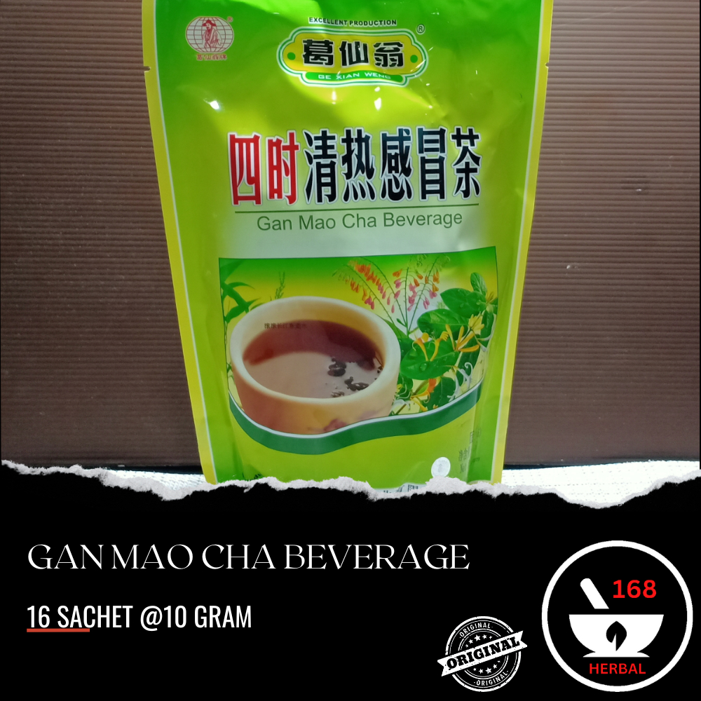 

GAN MAO CHA BEVERAGE // Teh Herbal Pereda Flu dan Demam