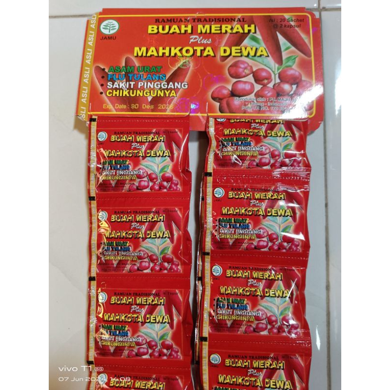 Buah Merah Plus Mahkota Dewa Kapsul