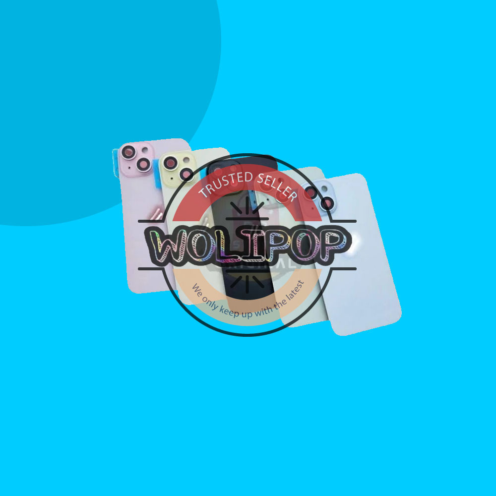 BACKDOOR BACK CASING TUTUP BELAKANG CASE COVER PLUS KACA KAMERA IPHONE 15 PLUS