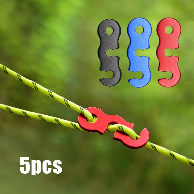 5pcs Guyline Pengencang Tali Tenda Guyline tenda BOGABOO stoper tenda