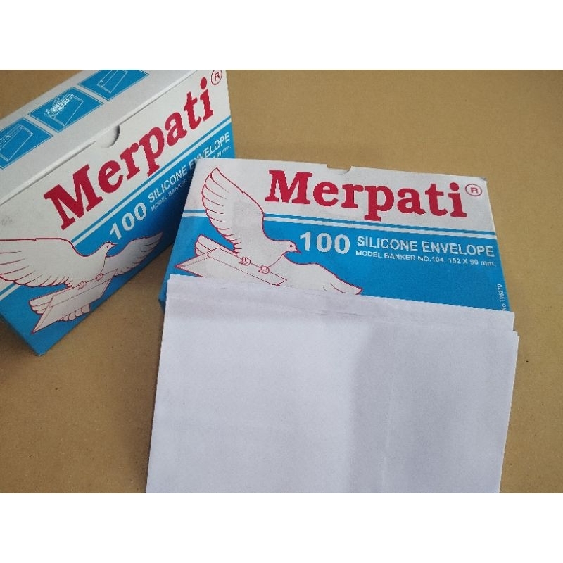 

Amplop putih merpati tanggung