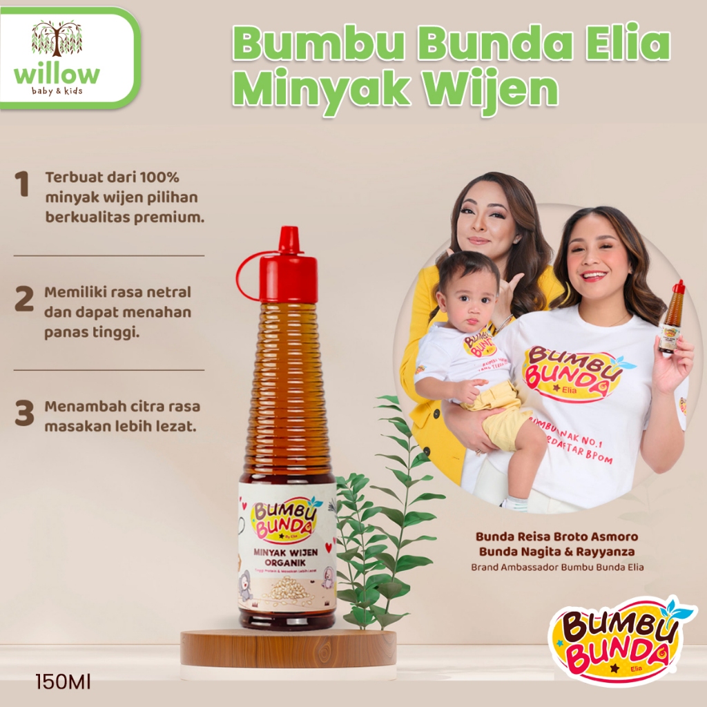 

Minyak Bahan Masakan - Bumbu Bunda Elia Minyak Wijen 150Ml