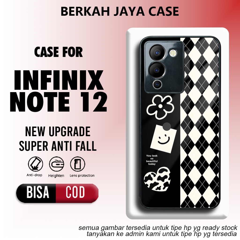 Case Infinix Note 12 Terbaru - Casing Infinix Note 12 - Motif Cute 03 - Hardcase Premium Glossy - So