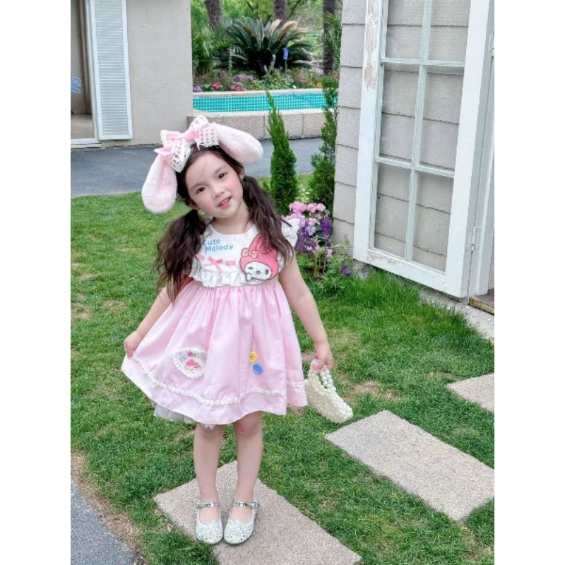 Dress My melody anak Dress anak karakter Sanrio melody