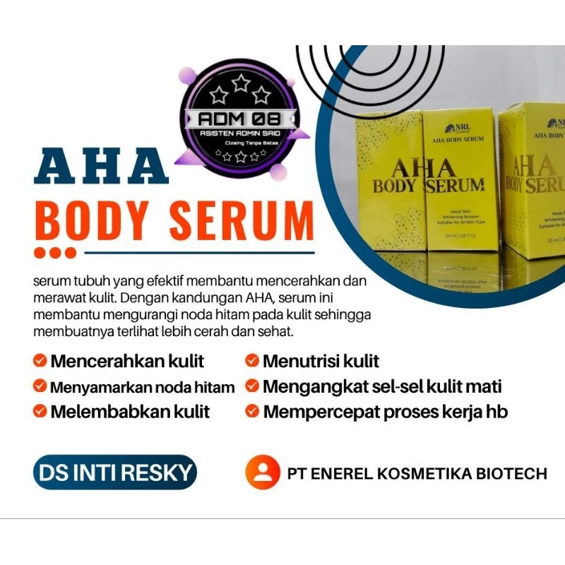 AHA BODY SERUM NRL BPOM