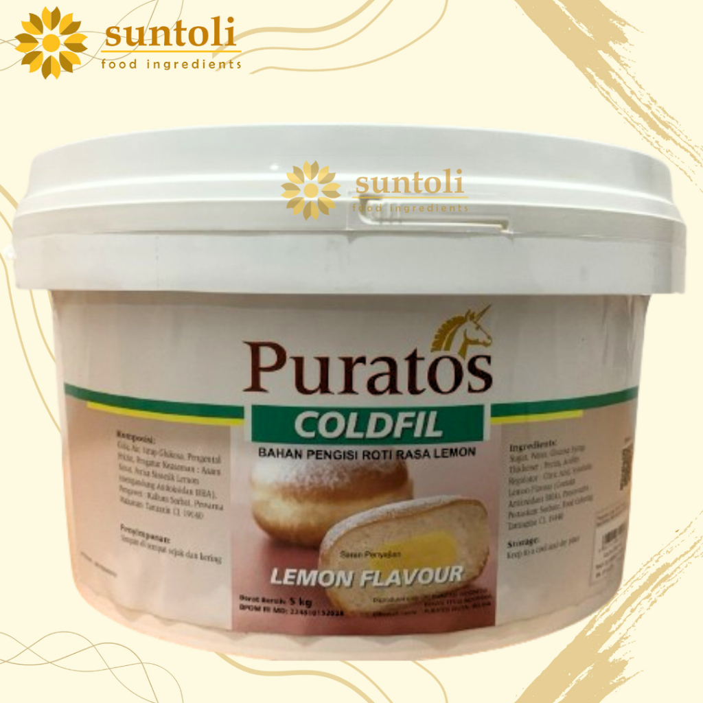 

PURATOS COLDFIL LEMON / Selai Lemon Siap Pakai - 5 kg