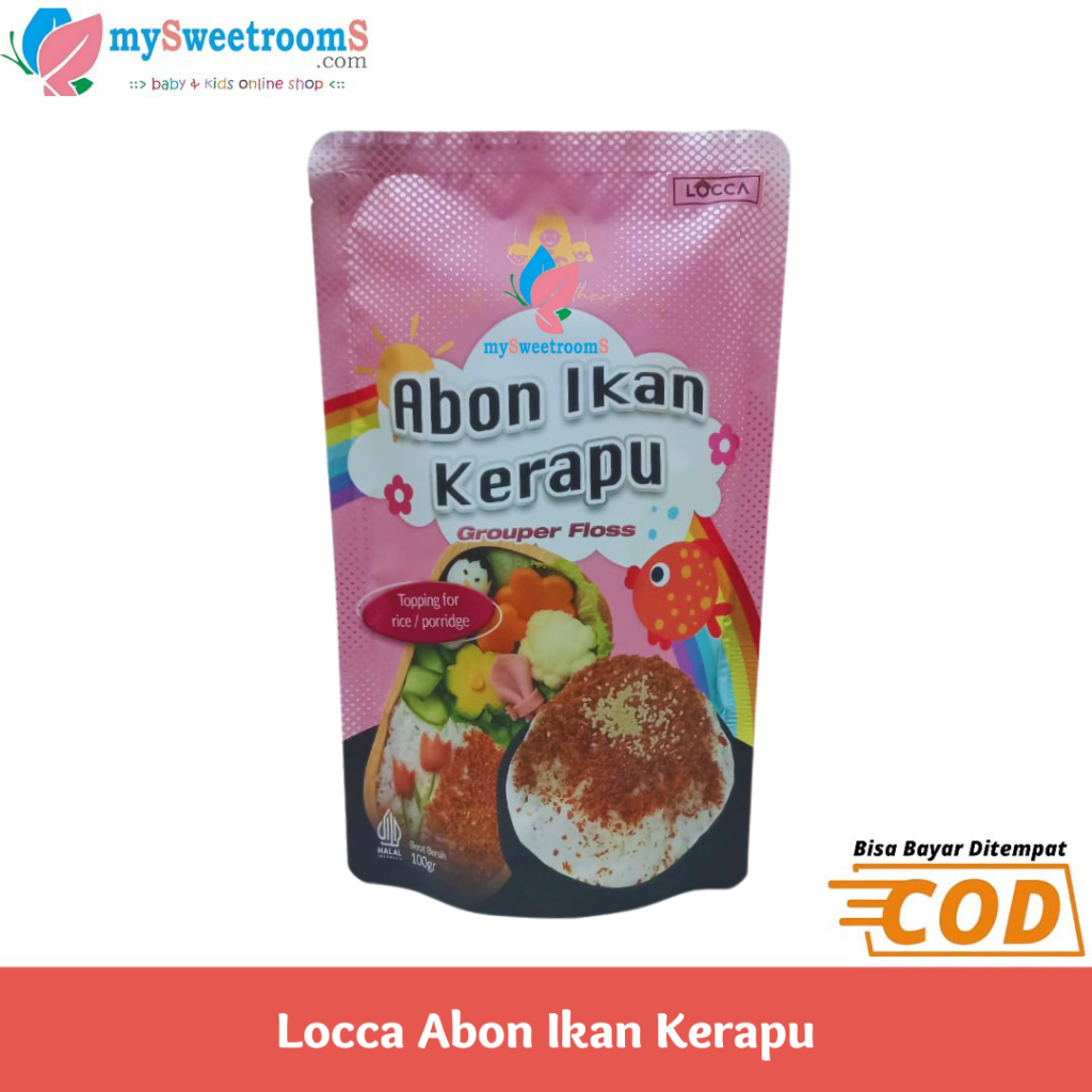 

Locca Abon Ikan Kerapu 100gr / Grouper Floss / Taburan Nasi