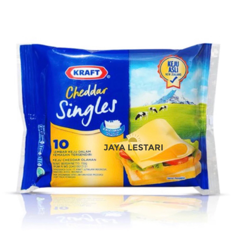 

Kraft Cheddar Singles (2 Ukuran)