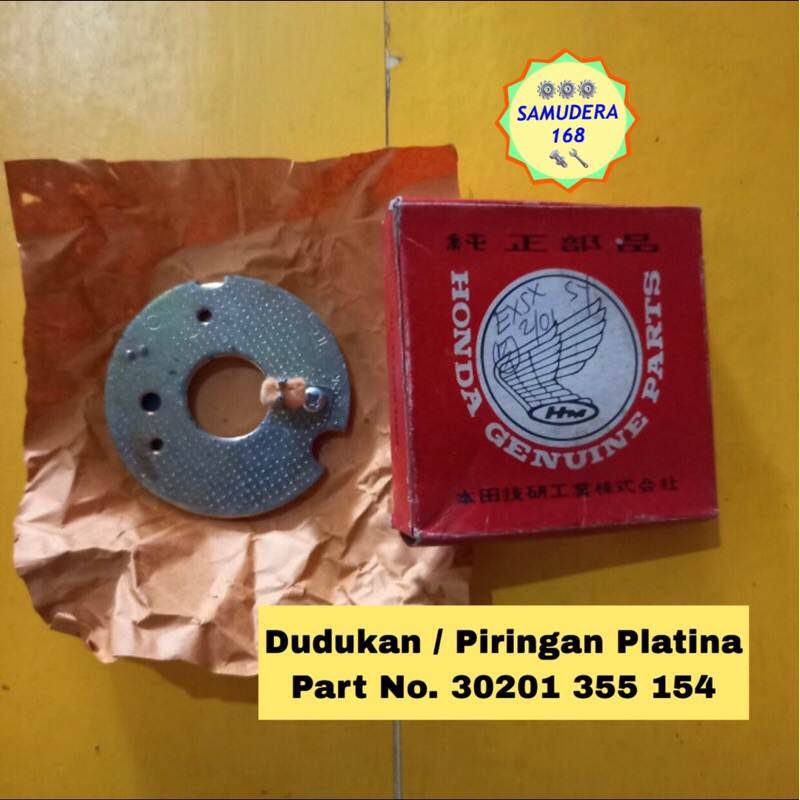 Dudukan Platina GL100, CB100, CB125, S90, S90Z, XL125 (Part.No. 30201 355 154) Ori
