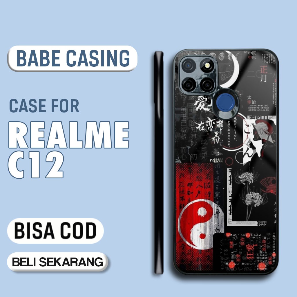 Case Realme C12 Terbaru - Casing Realme C12  - Motif Art 02 - Hardcase Premium Glossy - Softcase Hp 